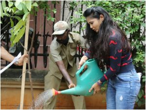 Rupali Suri at Make Earth Green Again MEGA Foundation tree plantation drive
